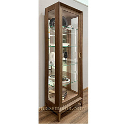 Шкаф для посуды 1-дв правый Modena орех Мокко