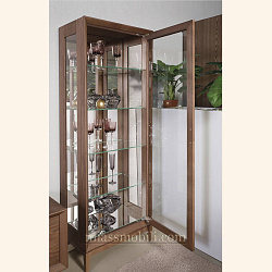 Шкаф для посуды 1-дв левый Modena орех Мокко