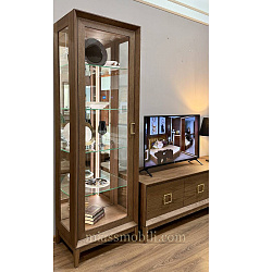 Шкаф для посуды 1-дв левый Modena орех Мокко