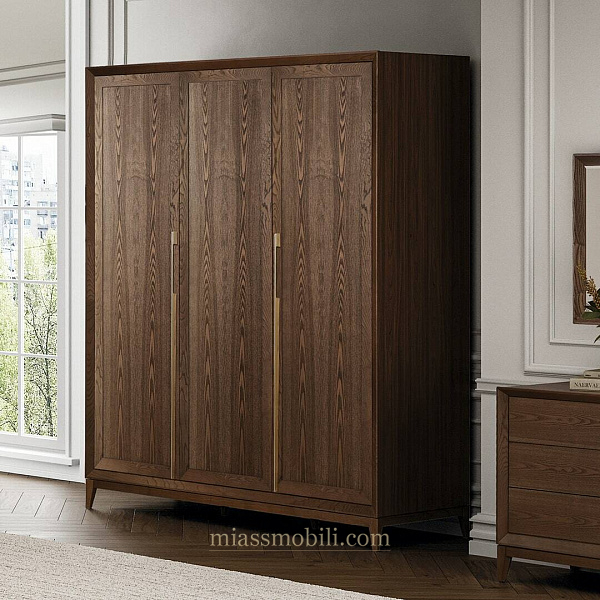 Шкаф 3-х дв. для платья и белья без зеркала